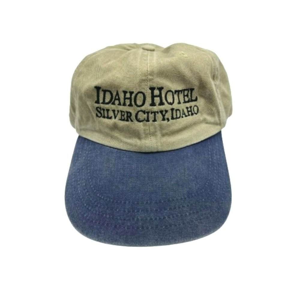 Port & Company Idaho Hotel Silver City ID Baseball Cap in Khaki OS Fits Most - Picture 2 of 8